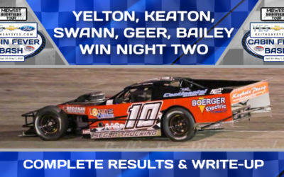 Yelton, Keaton, Swann, Geer, Bailey win on May 1st!