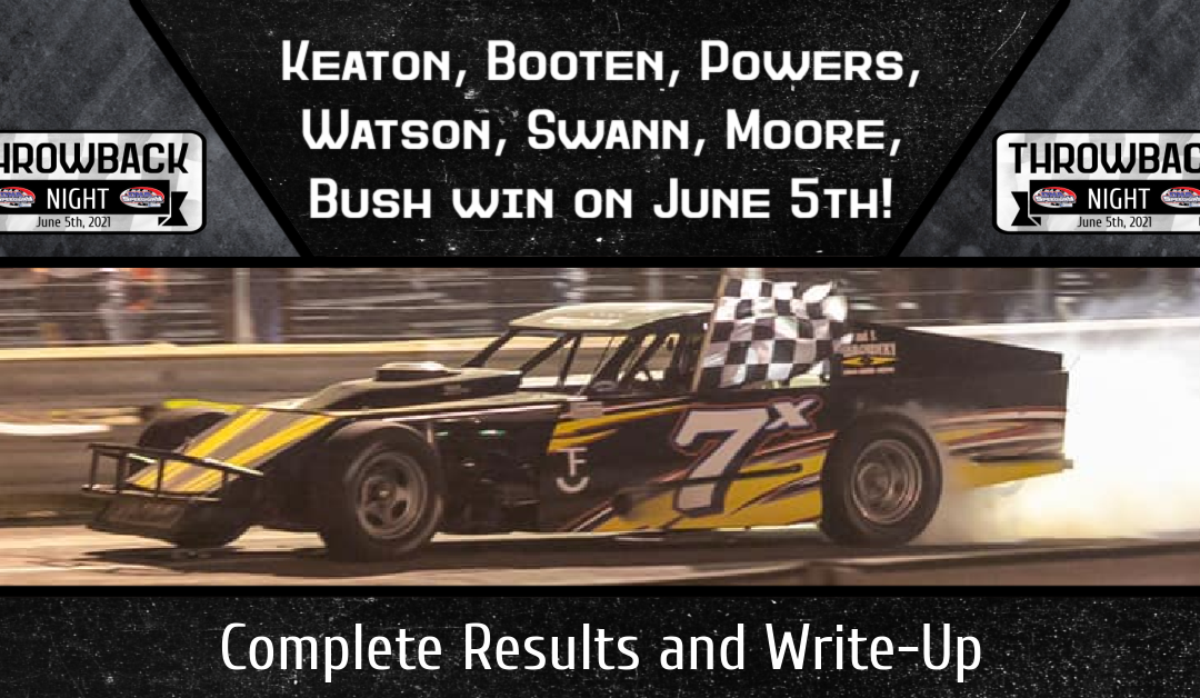 Keaton, Booten, Powers, Watson, Swann, Moore, Bush win on June 5th!