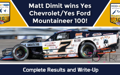 Matt Dimit wins Yes Chevrolet/Yes Ford Mountaineer 100!