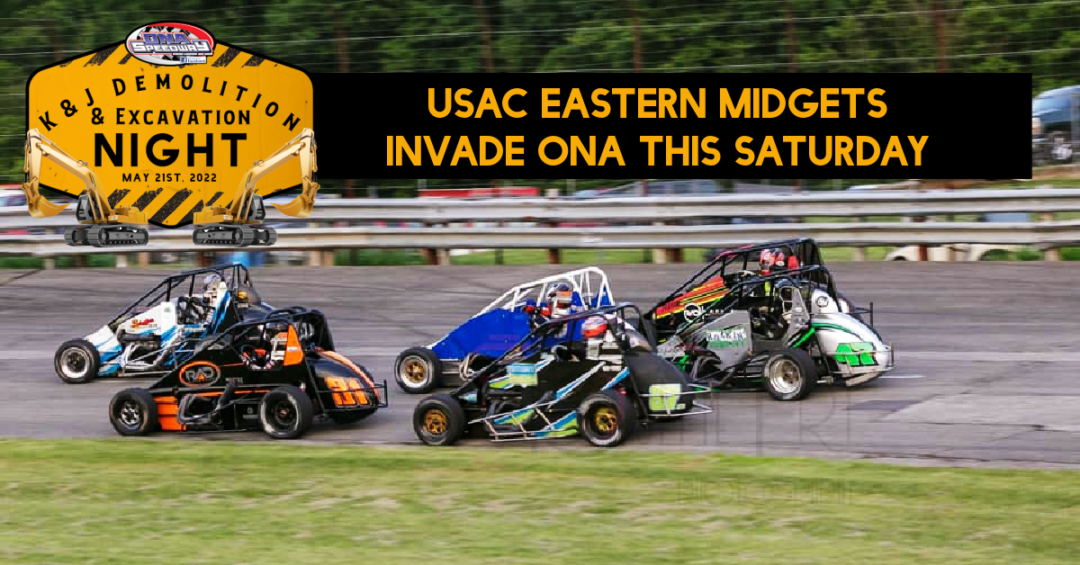 USAC Eastern Midgets Invade Ona this Saturday, May 21st! - Ona Speedway