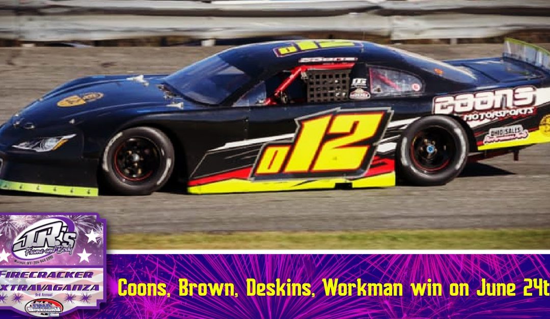 Coons, Brown, Deskins, Workman win on June 24th!