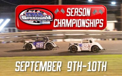 Ona Speedway set for Season Championships September 9th-10th