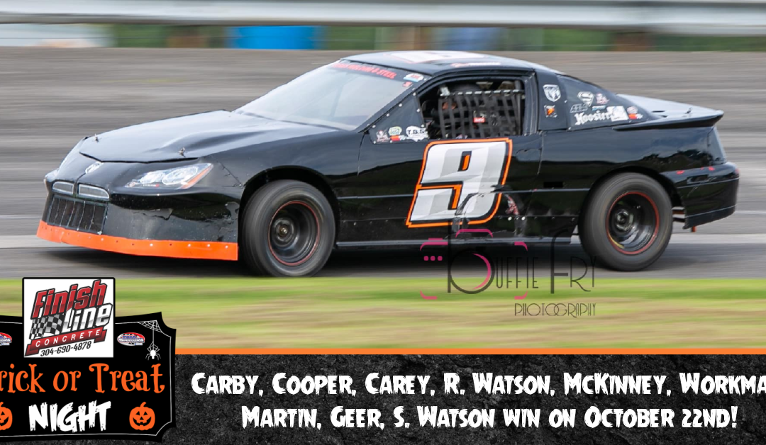 Carby, Cooper, Carey, R. Watson, McKinney, Workman, Martin, Geer, S. Watson win on October 22nd!