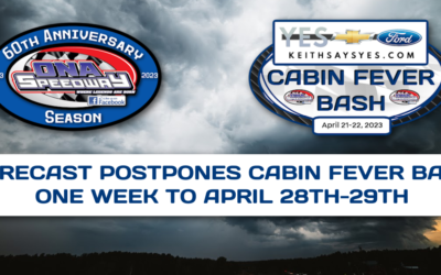 Forecast postpones Yes Chevrolet/Yes Ford Cabin Fever Bash one week to April 28th-29th