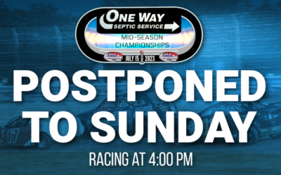 One Way Septic Mid-Season Championships Postponed to Sunday