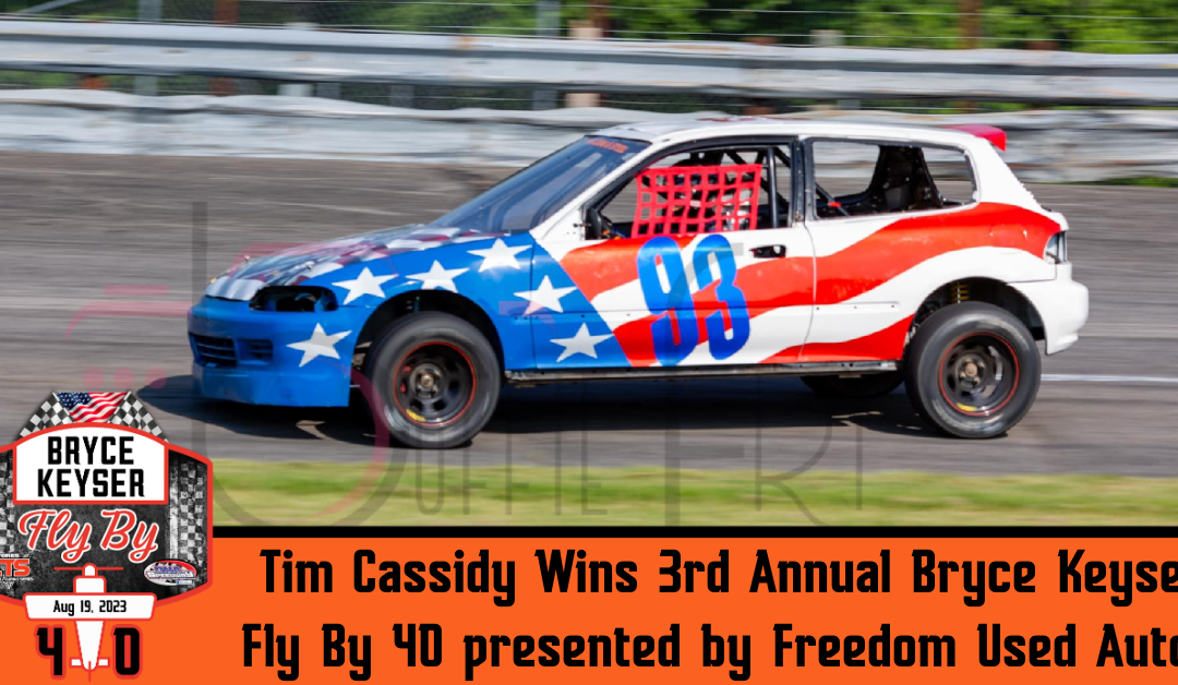Tim Cassidy wins 3rd Annual Bryce Keyser Fly By 40!