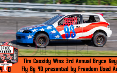 Tim Cassidy wins 3rd Annual Bryce Keyser Fly By 40!