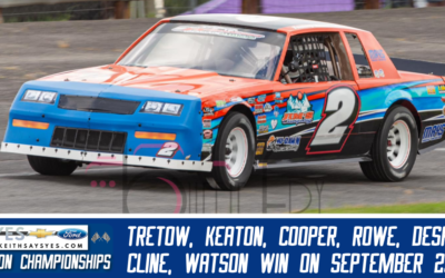 Tretow, Keaton, Cooper, Rowe, Deskins, Cline, Watson win on September 23rd!