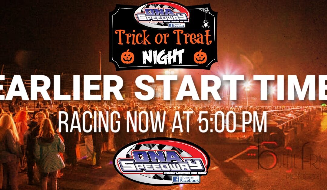 Sat, Oct 7th Start Time Moved to 5 pm