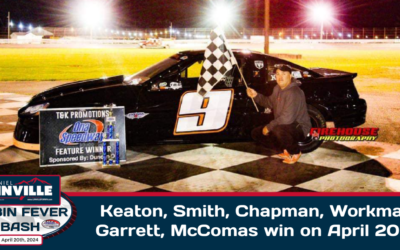 Keaton, Smith, Chapman, Workman, Garrett, McComas win on April 20th!