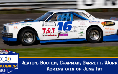 Keaton, Booten, Chapman, Garrett, Workman, Adkins win on June 1st