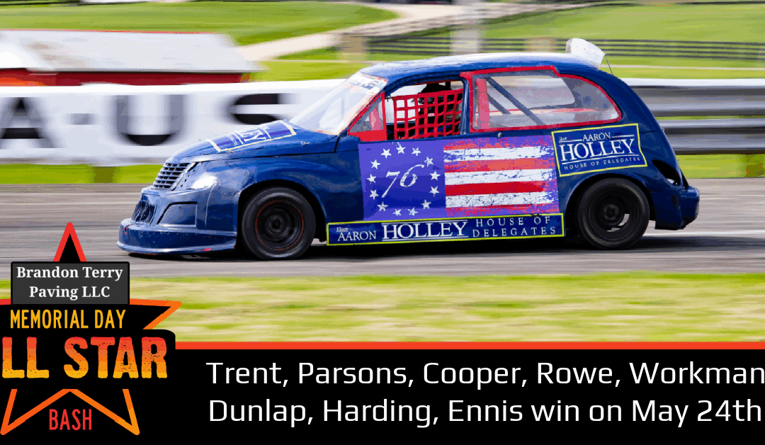 Trent, Parsons, Cooper, Rowe, Workman, Dunlap, Harding, Ennis win on May 24th!