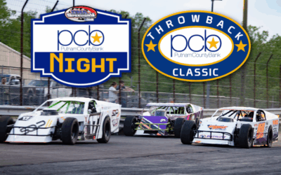 40 lap Modified special headlines Putnam County Bank Night this Saturday, May 31st