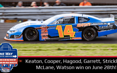 Keaton, Cooper, Hagood, Garrett, Strickland, McLane, Watson win on June 28th!