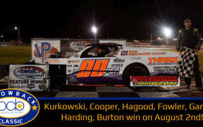 Kurkowski, Cooper, Hagood, Fowler, Garrett, Harding, Burton win on August 2nd!
