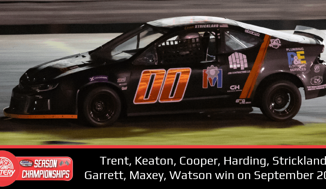 Trent, Keaton, Cooper, Harding, Strickland, Garrett, Maxey, Watson win on September 20th