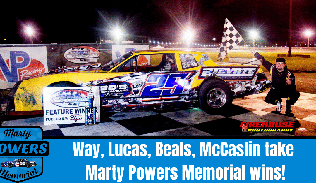 Way, Lucas, Beals, McCaslin take Marty Powers Memorial wins!