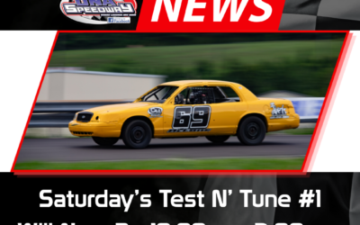 April 18th Test N’ Tune #1 Times Moved Up