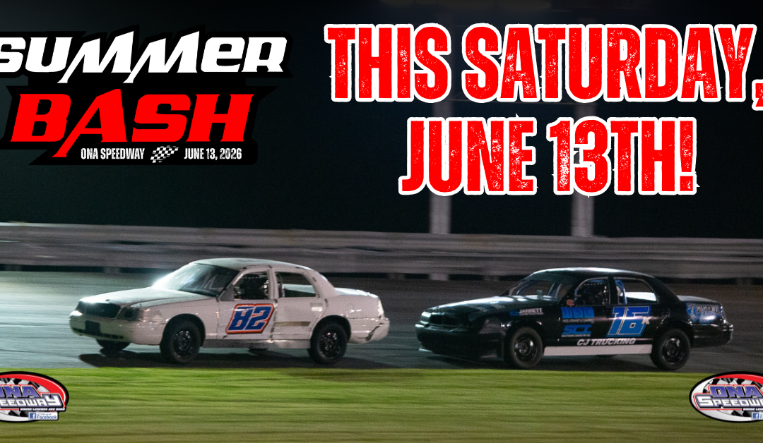 Summer Bash this Saturday, June 13th!